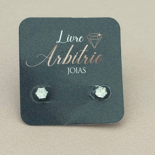 BRINCO PONTO DE LUZ DIAMOND 4MM