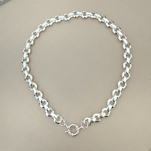 CORRENTE ELOS REDONDOS DIAMOND 40CM