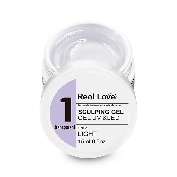 GEL REAL LOVE 1 TRANSPARENTE