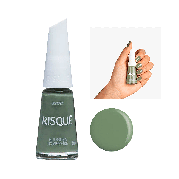 ESMALTE RISQUE GUERREIRA DO ARCO IRIS