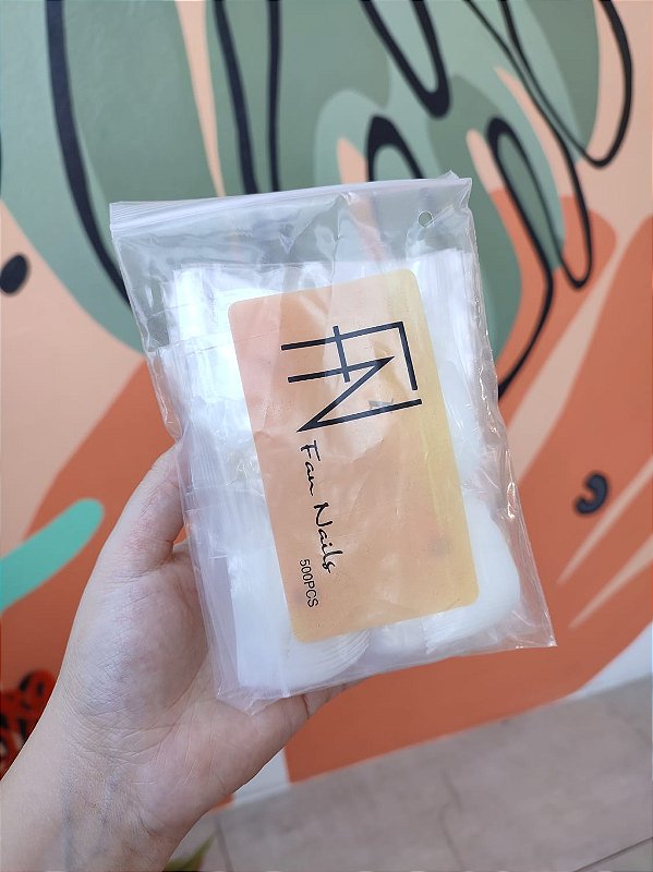 TIP REFIL 500UND STILETO LEITOSA FAN NAILS