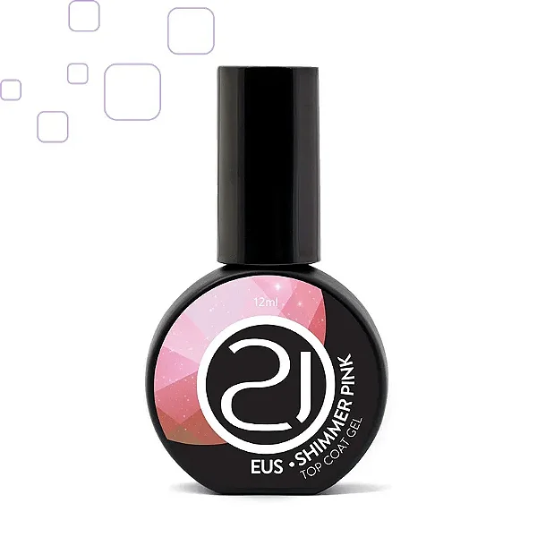 TOP COAT SHIMMER PINK NAILS 21 12ML