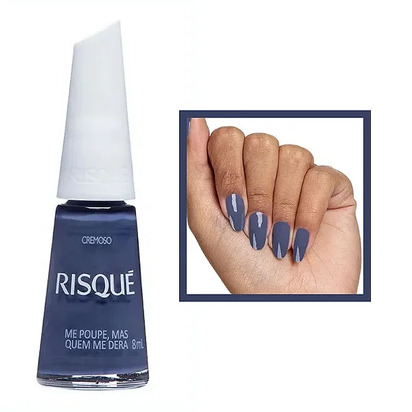 ESMALTE RISQUE ME POUPE MAS QUEM ME DERA