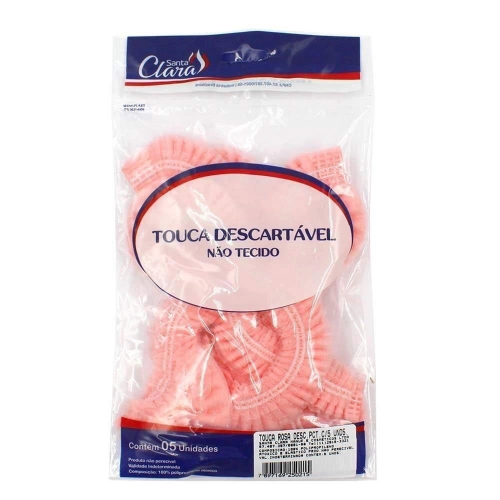 TOUCA ROSA COM 5UNIDADES SANTA CLARA