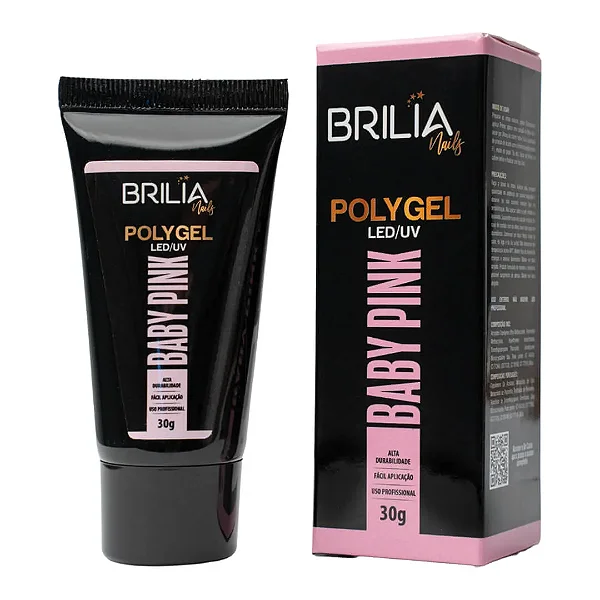 POLYGEL BABY PINK BRILIA