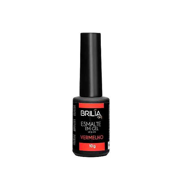 ESMALTE EM GEL VERMELHO BRILIA