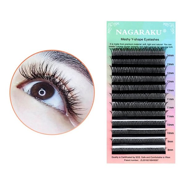 CILIOS PARA EXTENSÃO V. BRASILEIRO 0,07D 12MM NAGARAKU
