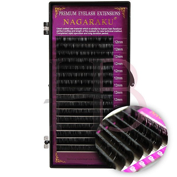 CILIOS PARA EXTENSÃO V. RUSSO 0,07D 9MM NAGARAKU