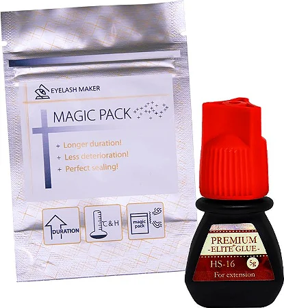 COLA PARA ALONGAMENTO DE CILIOS HS16 ELITE 5ML