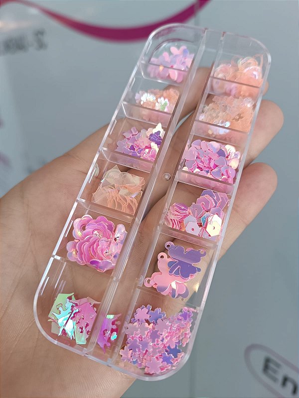 BOX ROSA NEON SORTIDA DAFU