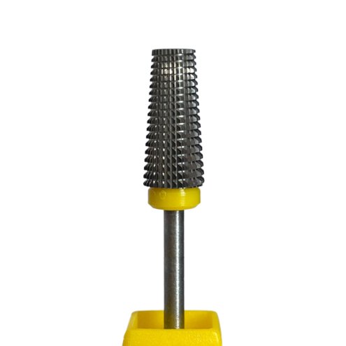 BROCA DE TUNGSTENIO CONICA TOPO RETO AMARELA Nº40