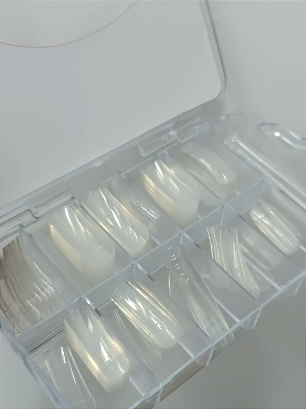 CAIXA DE TIP CURVADA TRANSPARENTE 100UND- NEW QUALITY
