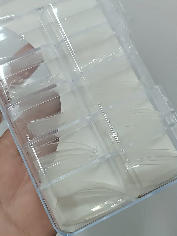 CAIXA DE TIP GAVIÃO TRANSPARENTE 100UND- NEW QUALITY