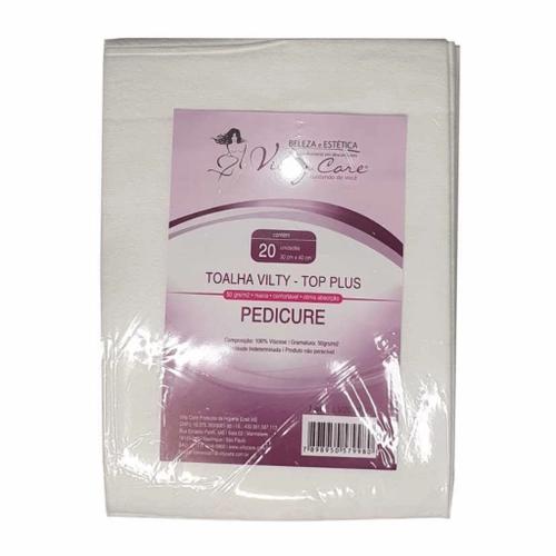 TOALHA TOP PLUS PEDICURE 20UND VILTY CARE
