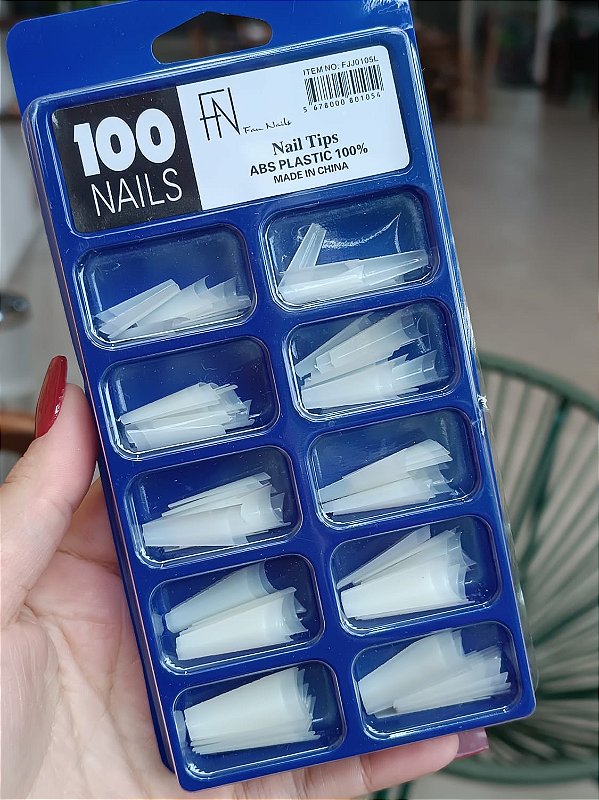 TIP BAILARINA LEITOSA 100UND FAN NAILS