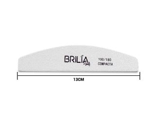 LIXA BUMERANGUE COMPACTA 2mm BRILIA 100/180