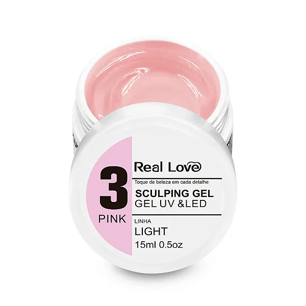 GEL 3 PINK LIGHT REAL LOVE 15G