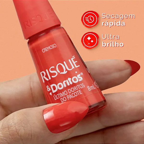 ESMALTE RISQUE ULTIMO DORITOS DO PACOTE