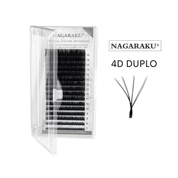 CILIOS NAGARAKU 4D 0.07D FIO DUPLO MIX 8-14MM