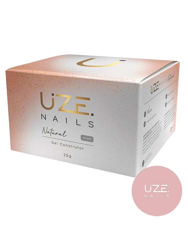 GEL CONSTRUTOR NATURAL NUDE 25G UZE NAILS