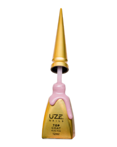 TOP COAT NUDE PINK  12ML UZE NAILS