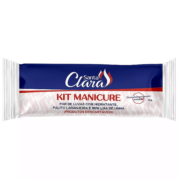 KIT MANICURE DESCARTAVEL SANTA CLARA