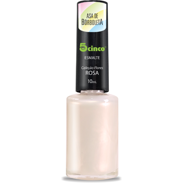 ESMALTE CINCO 10ML ASA DE BORBOLETA ROSA