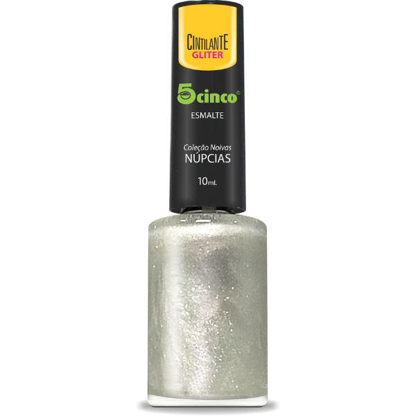 ESMALTE CINCO 10ML CINTILANTE C/ GLITTER NUPCIAS