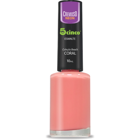 ESMALTE CINCO 10ML CREMOSO CORAL