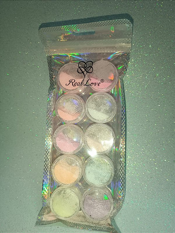 KIT 10 BRILHO FINO TONS PASTEIS