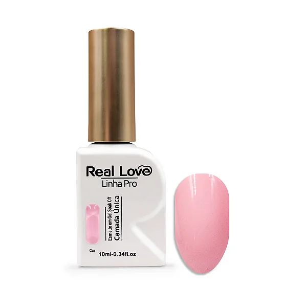 ESMALTE EM GEL CAMADA UNICA REAL LOVE 15
