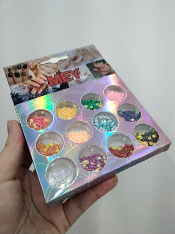 KIT DE DECORAÇÕES COM 12 UND- CIRCULAR COLORIDO