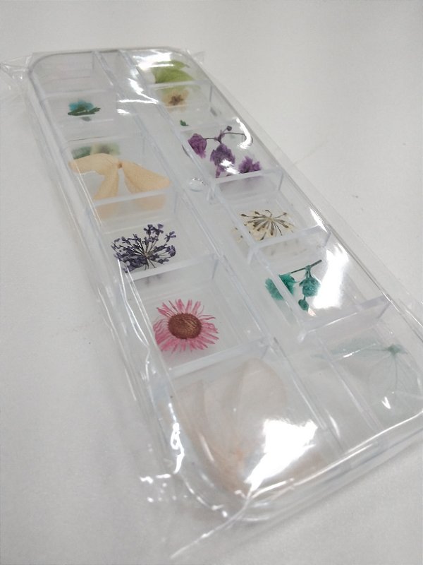 BOX DE FLOR SECA MODELO VERDE/ LILAS