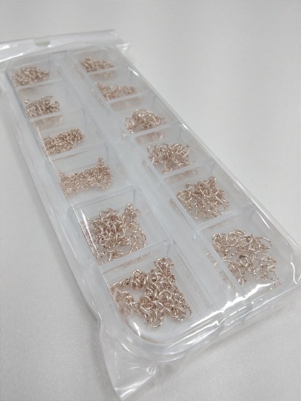 KIT DE DECORAÇÕES COM 12 UND- METAL ROSE/COBRE