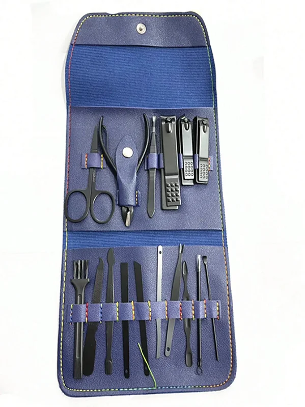 KIT 16PCS DE UNHAS COM ESTOJO
