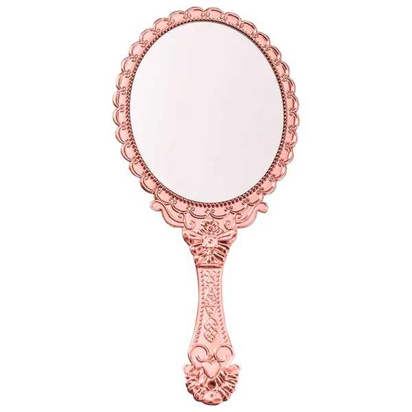 ESPELHO DE MAO ROSE SIMPLES