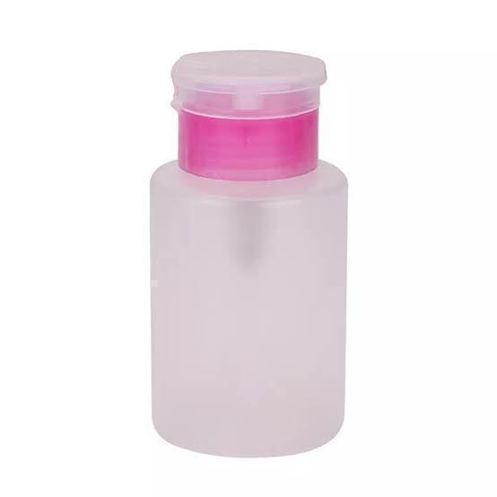 PORTA ACETONA ROSA 150ML SIMPLES