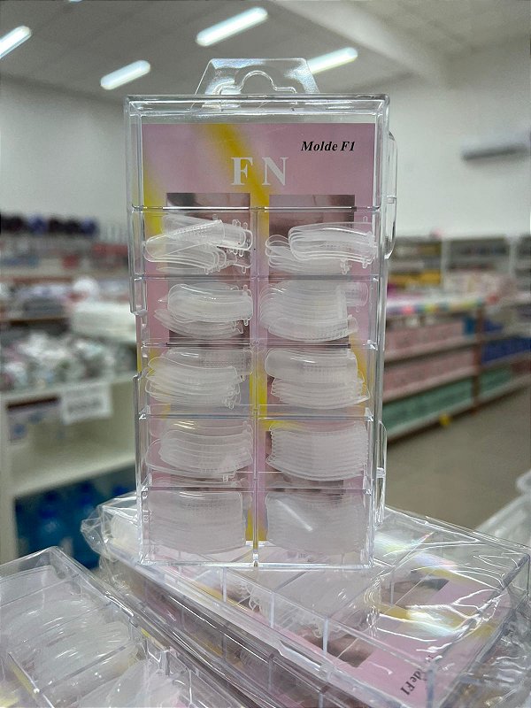 MOLDE F1 ALMOND 100PCS FAN NAILS