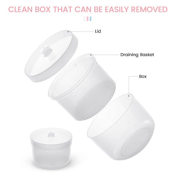 POTE PARA HIGIENIZAR BROCAS TRANSPARENTE