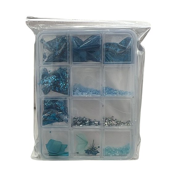 KIT DE DECORAÇÕES AZUL DAFU