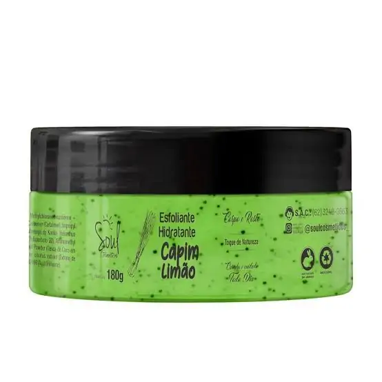 ESFOLIANTE CAPIM LIMAO 180G SOUL