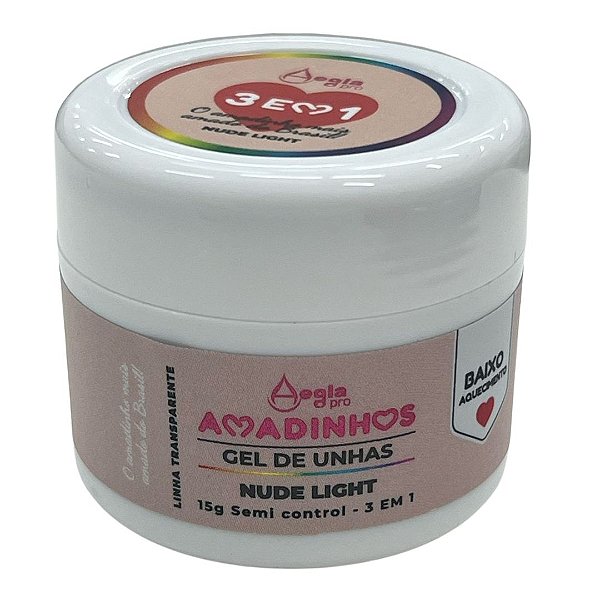 GEL AMADINHOS AEGLA PRO 15G NUDE LIGHT