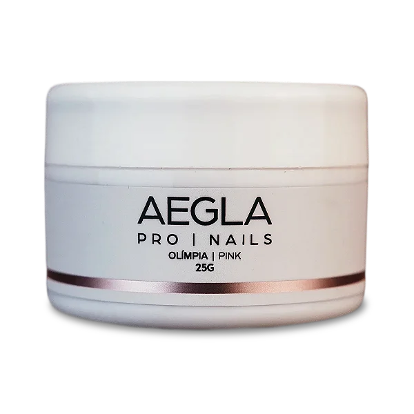 GEL DE UNHAS AEGLA PRO 25G- OLIMPIA PINK