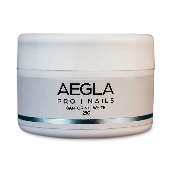 GEL DE UNHAS AEGLA PRO 25G- SANTORINI WHITE