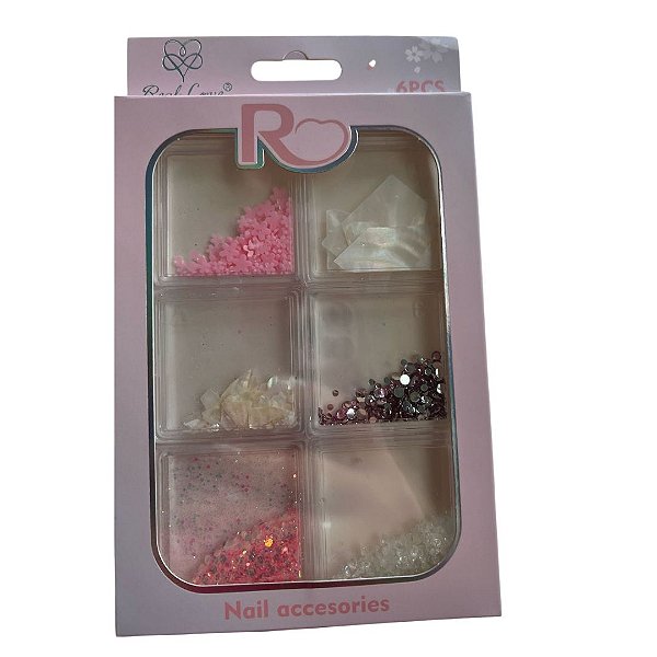 KIT COM 6 DECORAÇÕES GRANDES ROSAS REAL LOVE