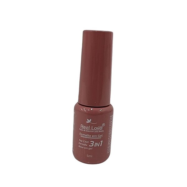 ESMALTE EM GEL REAL LOVE 3 EM 1 PLASTICO COR 12