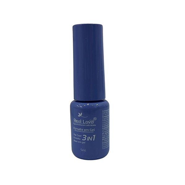 ESMALTE EM GEL REAL LOVE 3 EM 1 PLASTICO COR 25