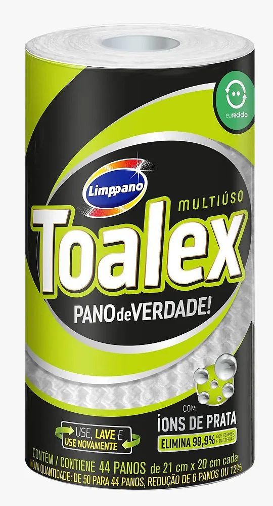 ROLO DE TOALHA DESCARTAVEL BRANCO LIMPPANO