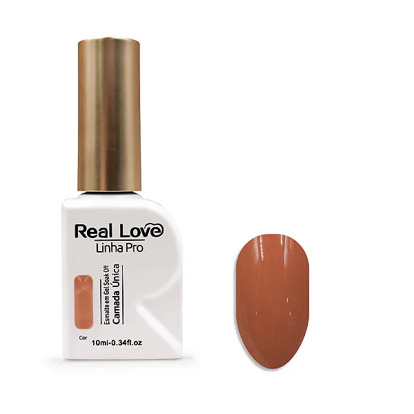 ESMALTE EM GEL CAMADA UNICA REAL LOVE 52