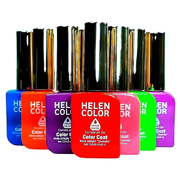 ESMALTE EM GEL CONEXÃO HELEN COLOR - A